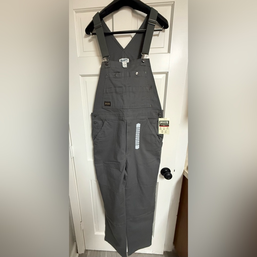 NWT Men's DuluthFlex Fire Hose Bib Overalls 34x34